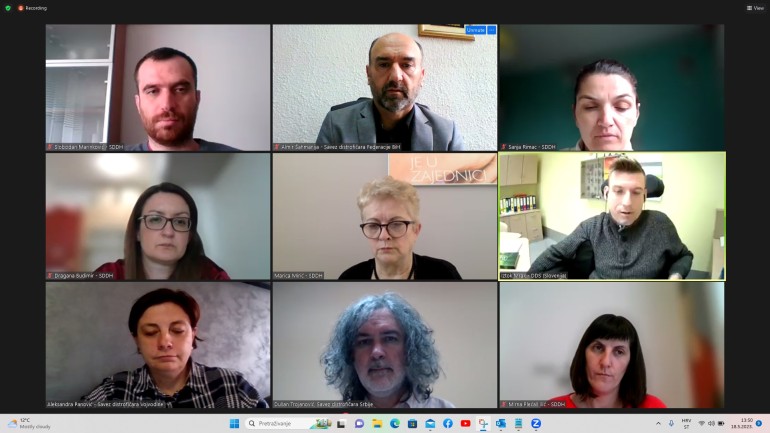 Savez učestvovao na online Konferenciji o stanju pokreta osoba s mišićnom distrofijom u regiji