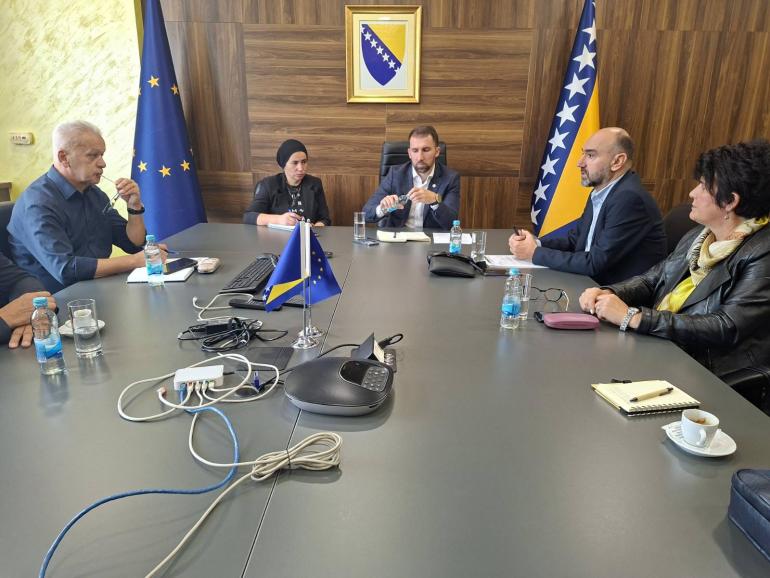 Federalni ministar rada i socijalne politike Adnan Delić primio predstavnike Vijeća organizacija osoba sa invaliditetom FBiH